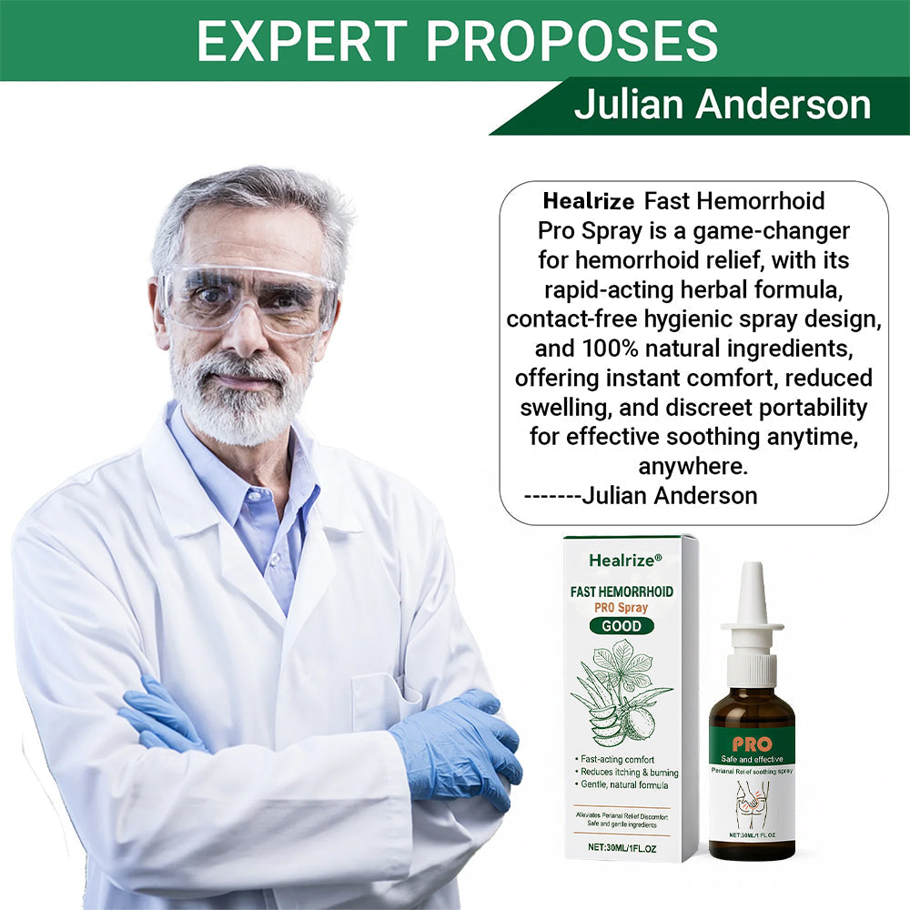 🥳2026 HOT SALE🥳 Healrize® Fast Hemorrhoid PRO Spray