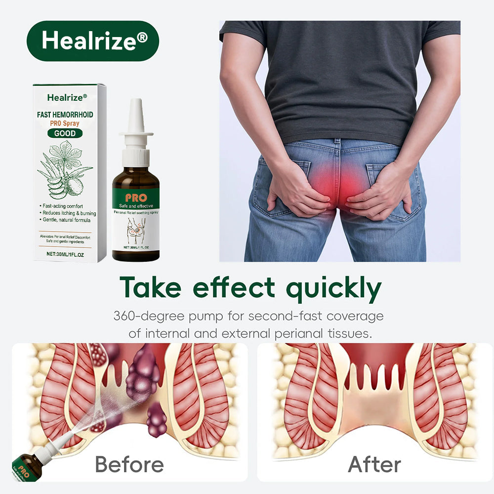 🥳2026 HOT SALE🥳 Healrize® Fast Hemorrhoid PRO Spray